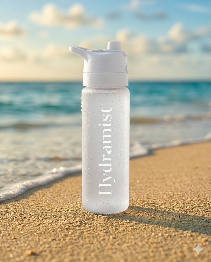 Bouteille spray Hydramist couleur blanc crème 650ml