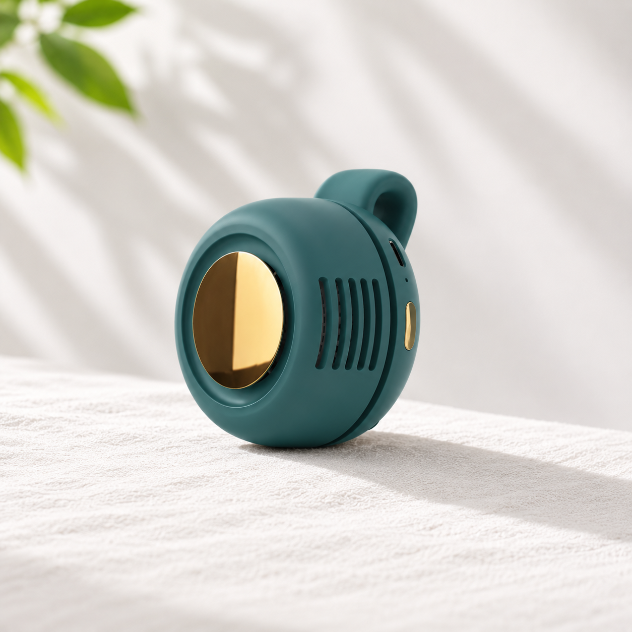 HydraAir™ ventilateur clip portable couleur vert – accessoire chaleur été 2026 compact