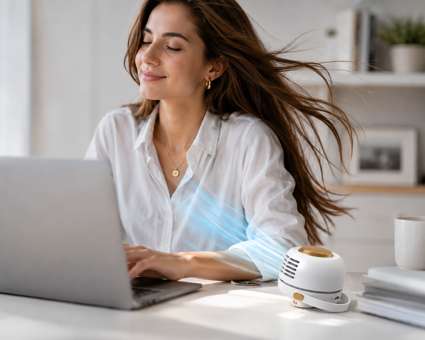 HydraAir™ | Ventilateur Clip Portable — Mains Libres