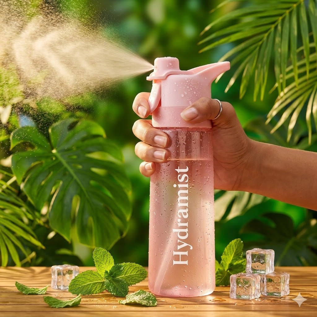Hydramist bouteille spray brume fine sport fitness été